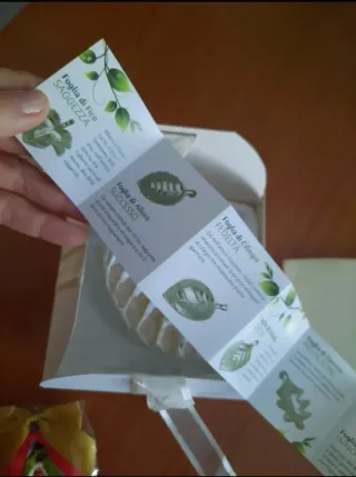 Foglia decorativa Bagutta in simil argento