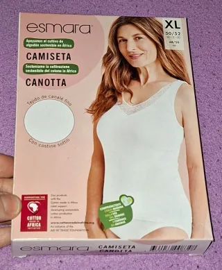 Camiseta Esmara canalé fino XL 50/52
