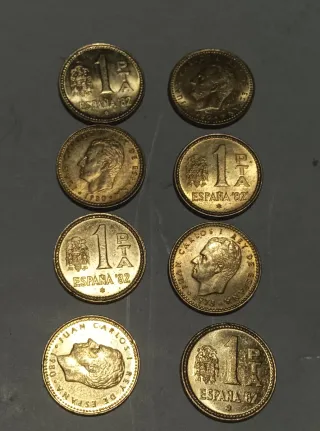 400 Monete Antiche Spagnole da 1 Peseta