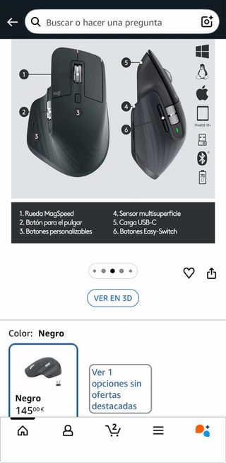 Mouse Logitech MX Master 3 per Mac