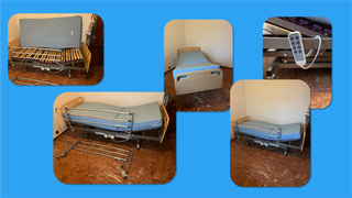 Cama Geriátrica Ajustable + Accesorios