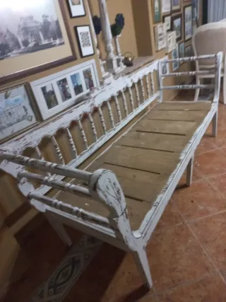 Banco antiguo madera Shabby Chic