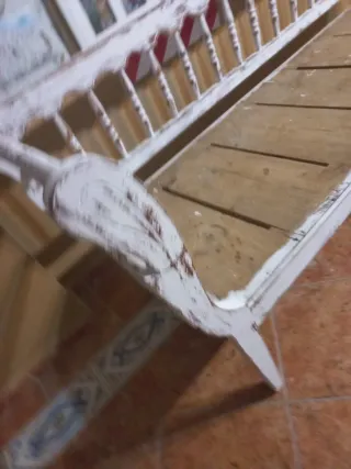 Banco antiguo madera Shabby Chic