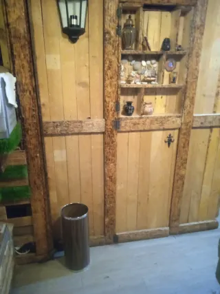 Paragüero imitación madera y metal
