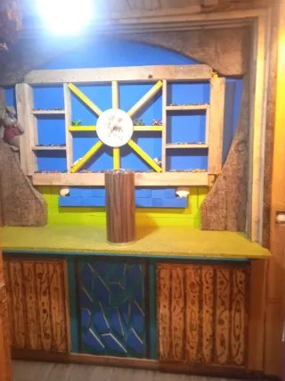 Paragüero imitación madera y metal