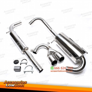 Sistema TA Technix de acero inoxidable 2x76mm red