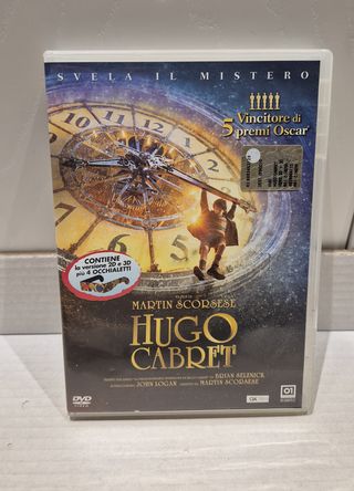 Hugo Cabret DVD 3D + 2D + 4 Occhialetti