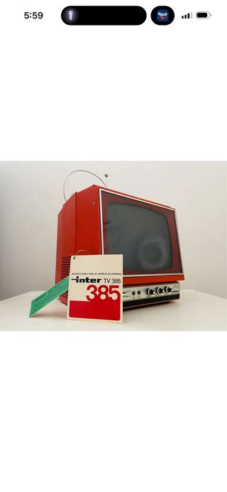 Inter TV 385 Vintage Space Age Design 1972 Spain