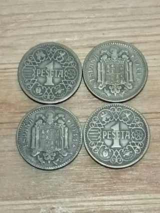 131 Monedas 1 Peseta 1944