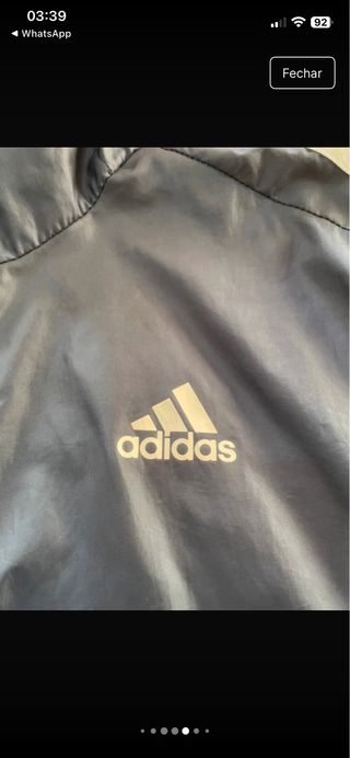 Casaco Adidas Azul Tamanho M