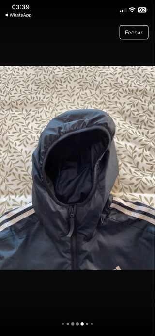 Casaco Adidas Azul Tamanho M