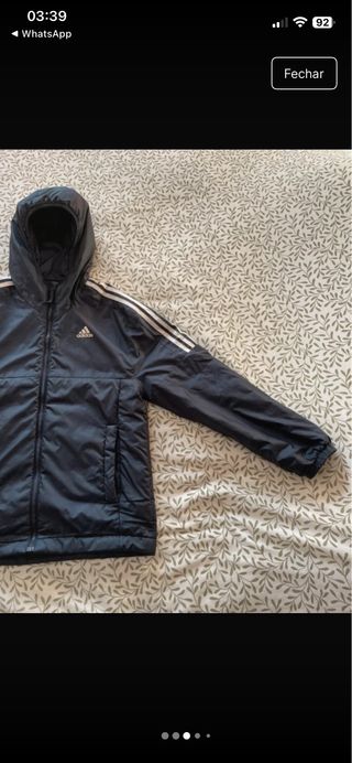 Casaco Adidas Azul Tamanho M