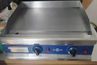 Plancha de gas acero rectificado. NUNCA USADA