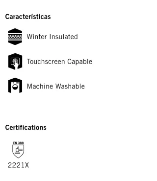 Guantes de Invierno Mechanix Tácticos Policiales