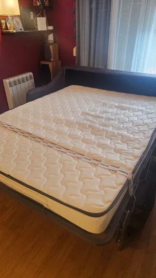 Sofá Cama Apertura Italiana Gris