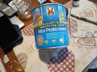 Smalto per legno Aqua-Stop Grigio Satinato