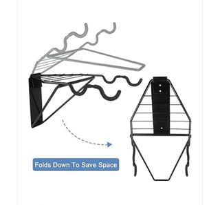 Colgador de pared para bicicletas plegable