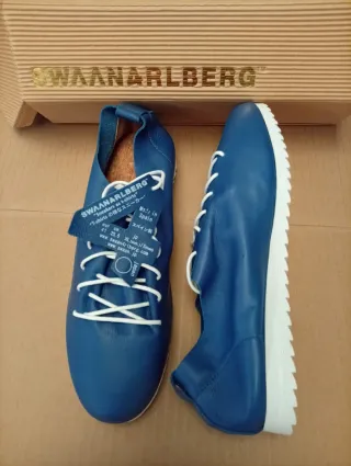 Zapatillas Swaanarlberg Piel Azul Talla 41