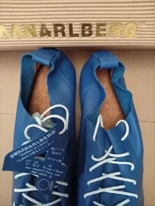 Zapatillas Swaanarlberg Piel Azul Talla 41