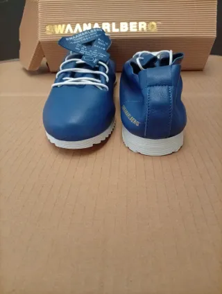 Zapatillas Swaanarlberg Piel Azul Talla 41