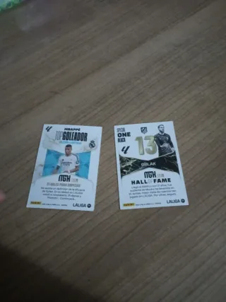 Cromos Panini Mbappé y Oblak