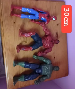 Figuras Superhéroes Spiderman Hulk