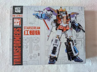 Figura metálica Transformers Starscream G1