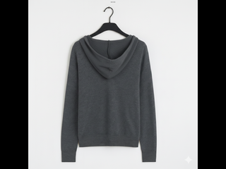 Felpa con cappuccio grigia