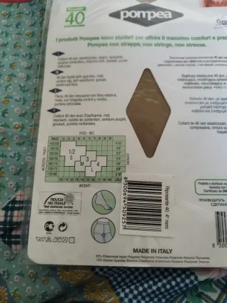 Collant Pompea 40 Den Beige