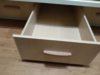 Cama nido con colchones y almacenaje