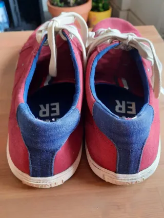 Zapatillas Tommy Hilfiger tela rojas