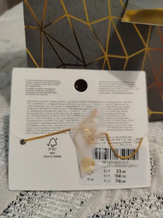 Pulsera Parfois Perla Agua Dulce Baño Oro