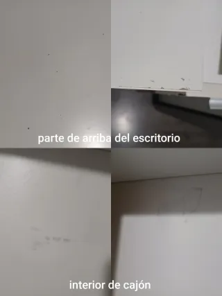 Escritorio Ikea Blanco con ruedas