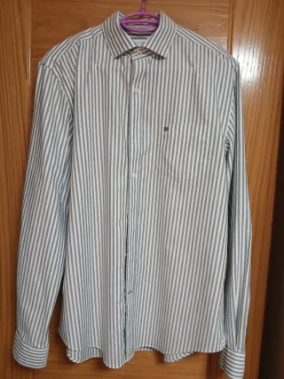 Camisa Rayas Verde y Blanca Pedro del Hierro