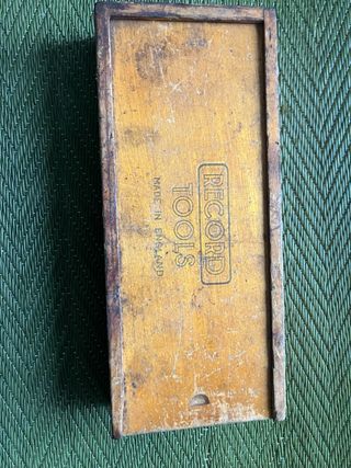 Cepillo carpintero RECORD 073 vintage con caja