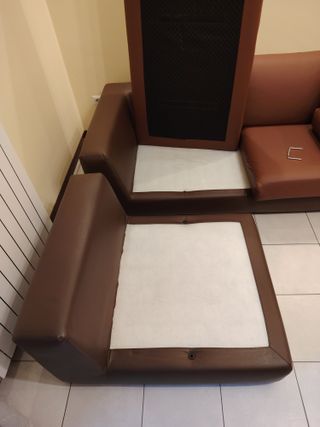 Divano angolare con penisola reversibile