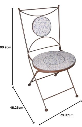 Silla de Comedor para Exterior (cerámico)