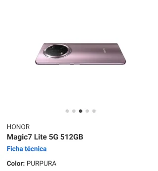 Honor Magic7 Lite 5G 512GB Morado