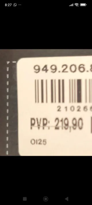 Chaleco Ecoalf azul talla M
