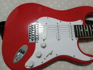 Guitarra Eléctrica RockJam Roja