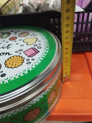 Caja metálica redonda Fait Maison