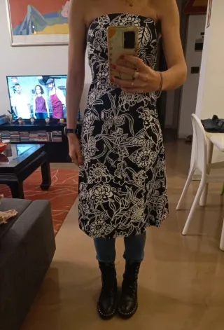 Abito Zara fantasia floreale