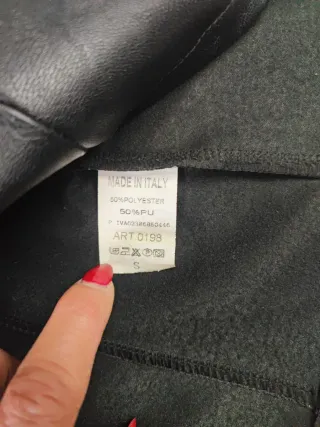 Minigonna ecopelle morbida zip laterale