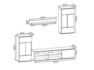 Mueble de salón blanco moderno