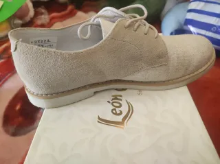 Zapatos niño comunión beige