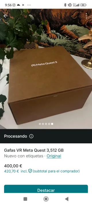 Gafas VR Meta Quest 3 512GB