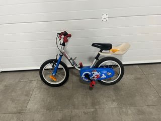 Bicicleta infantil BTWIN azul