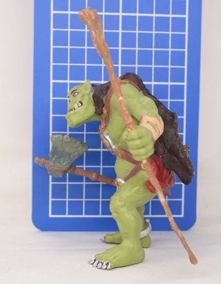 Green Orc Troll Warcraft Fantasy Statue Figure