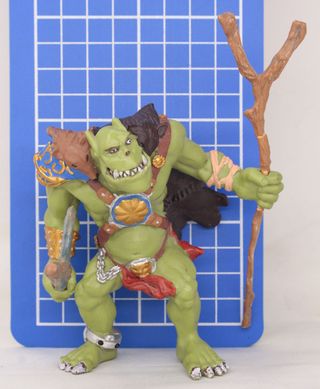 Green Orc Troll Warcraft Fantasy Statue Figure