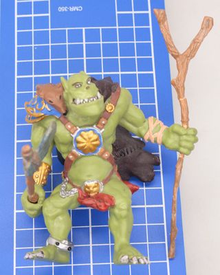 Green Orc Troll Warcraft Fantasy Statue Figure